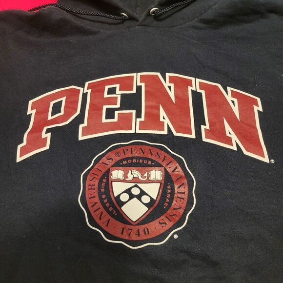 Vintage Champion University of Pennsylvania hoodies sweatshirt sweater - Picture 3 of 5